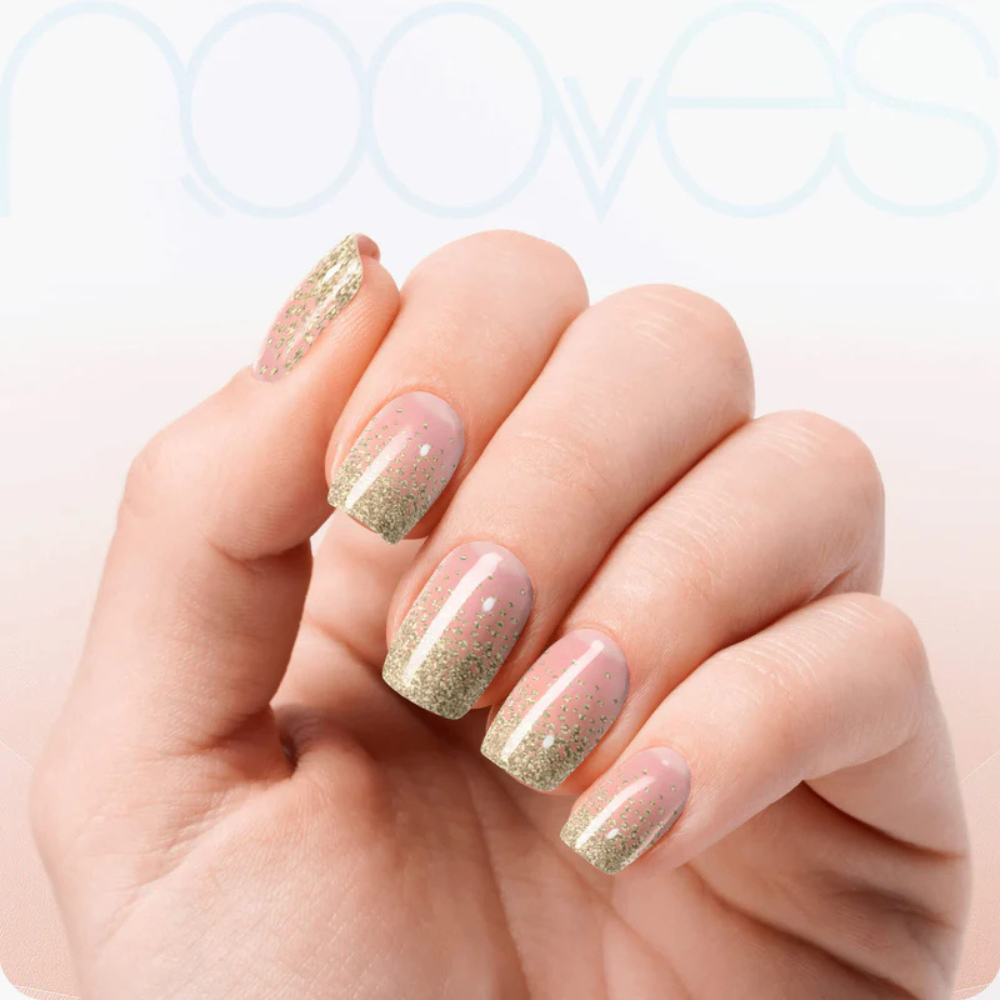 Brillance vernis gel doré