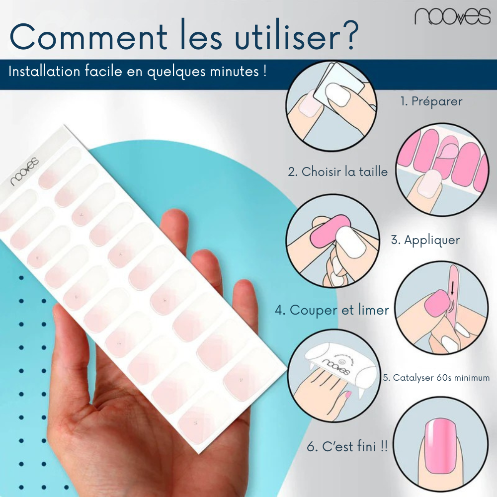 Ongles nude French stylé