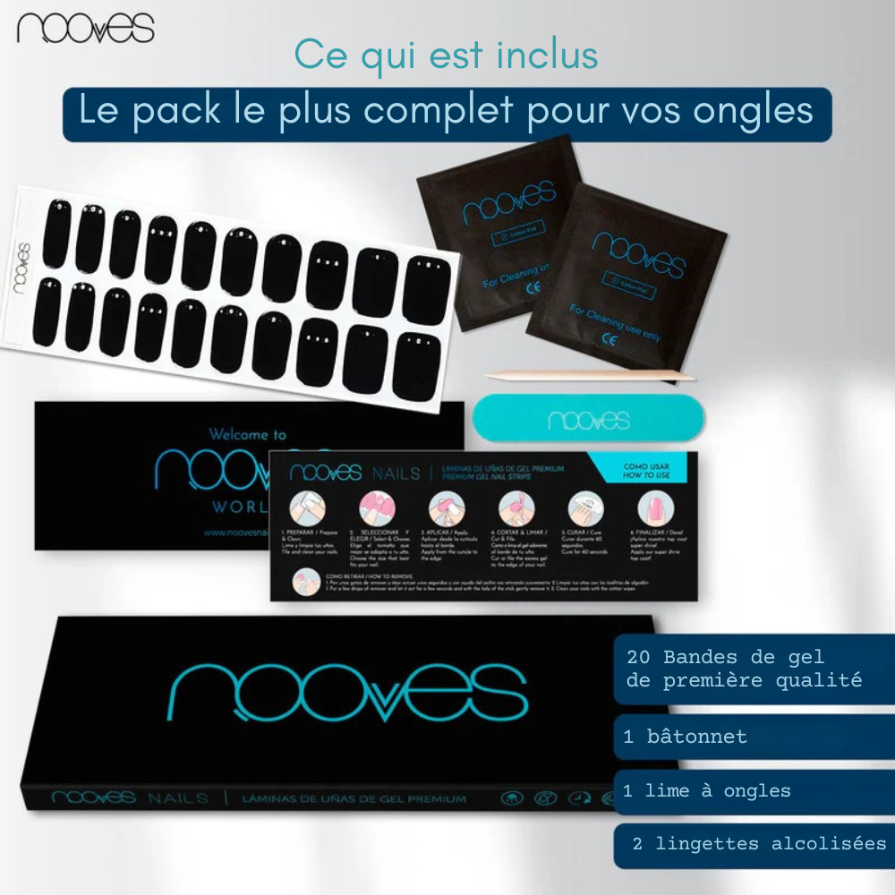 Pose facile bandes noires