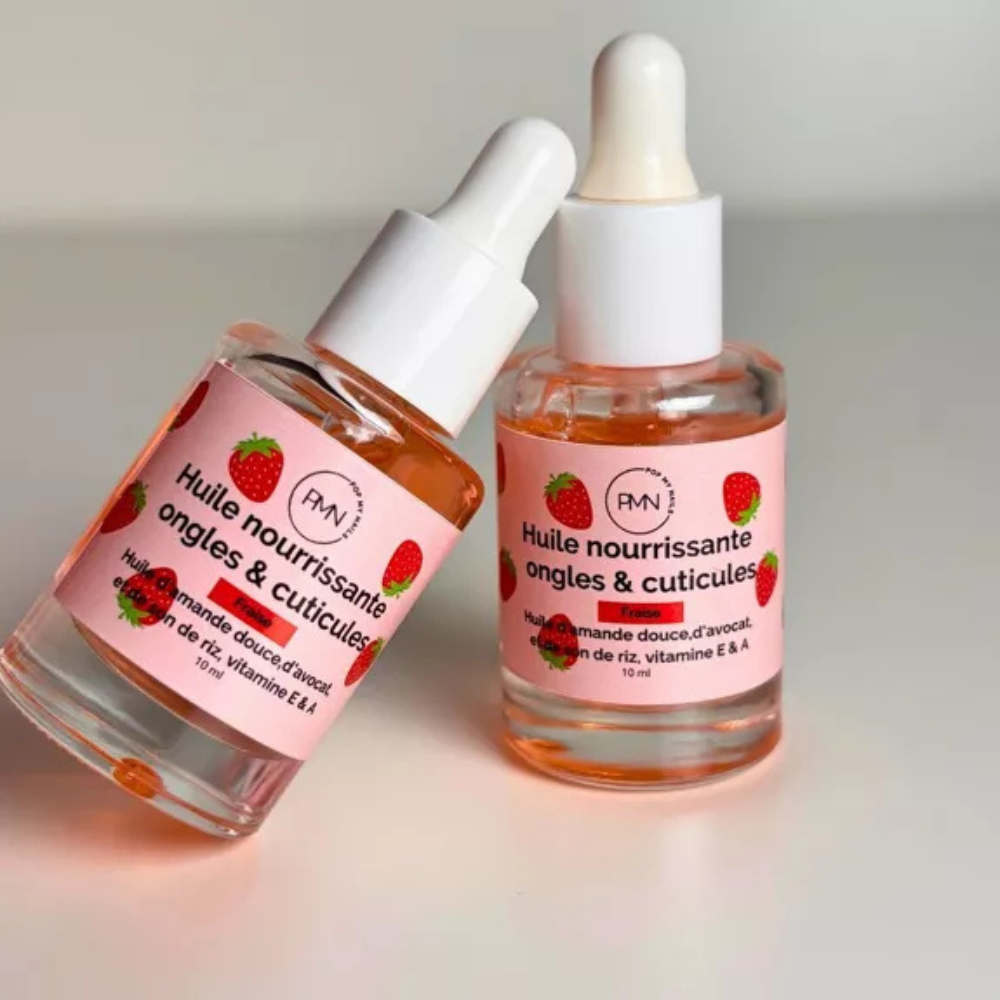 soin ongles fraise
